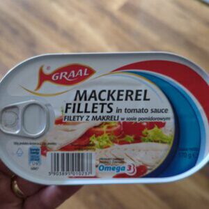 Graal Filety z makreli w sosie pomidorowym 170g