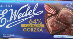 E. Wedel Czekolada klasyczna gorzka 64% 90 g
