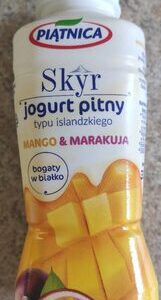 Piątnica Skyr jogurt pitny typu islandzkiego mango & marakuja 355 g