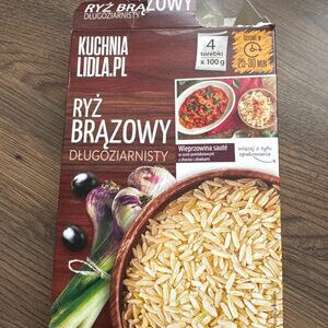 Kuchnia Lidla Ryż Brązowy - Długoziarnisty 4 x 100 g