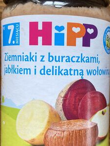 Hipp Ziemniaki z buraczkami, jabłkiem i wołowiną 220 g