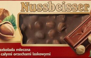 Alpen Gold Nussbeisser czekolada mleczna z całymi orzechami laskowymi 100 g